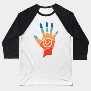 Artsy colored hand Baseball T-Shirt